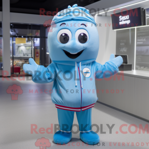Sky Blue Plum maskot...