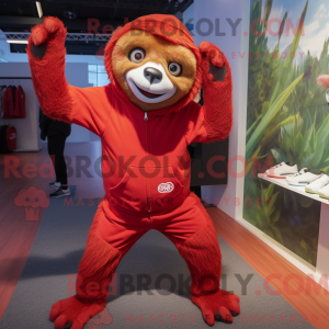 Maskottchenkostüm Rotes...