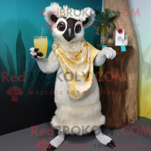 Krem Lemur maskot...