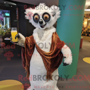 Disfraz de mascota Lemur...