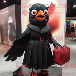 Red Blackbird mascot...