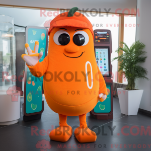 Orange Phone maskot...