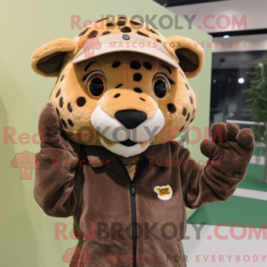 Brown Leopard mascot...