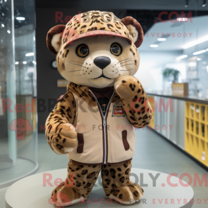 Brown Leopard mascot...