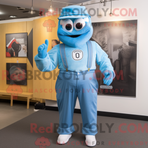 Postava maskota Sky Blue...
