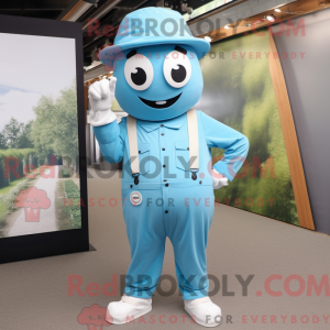 Postava maskota Sky Blue...