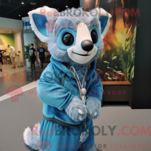 Sky Blue Civet maskot...