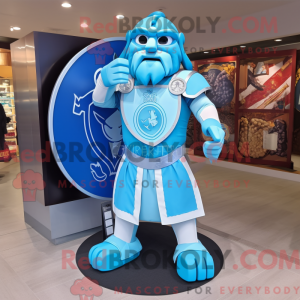 Postava maskota Sky Blue...