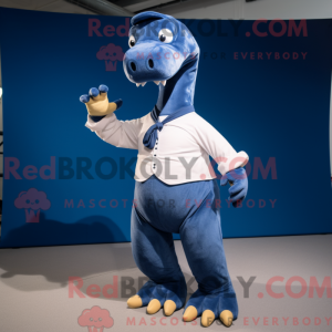 Navy Diplodocus maskot...