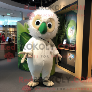 White Kiwi mascot costume...