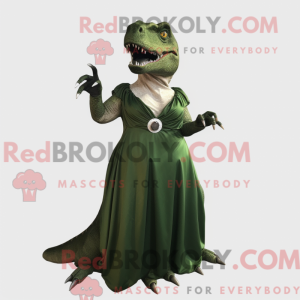 Olive T Rex mascot costume...