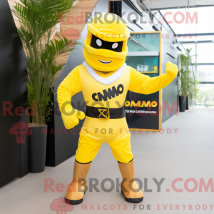 Yellow Commando mascot...