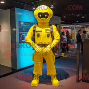 Yellow Commando mascot...