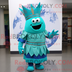Turquoise King mascot...