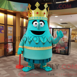 Turquoise King mascot...