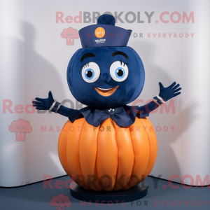 Navy Pumpkin maskot kostume...