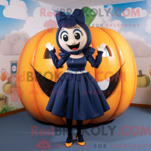 Navy Pumpkin Maskottchen...