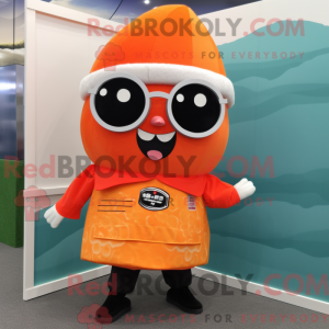 Orange Sushi Maskottchen...