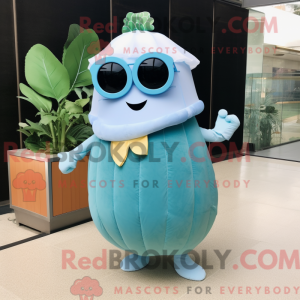Maskotdraktfigura Sky Blue...