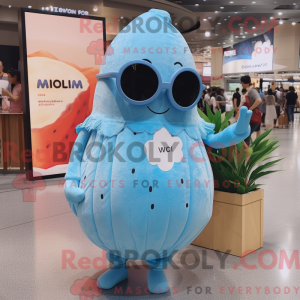 Sky Blue Melon mascot...