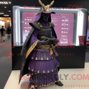 Samurai maskot kostume...