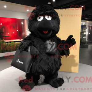 Sort Momentum maskot...