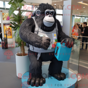 Gorilla Maskottchen Kostüm...