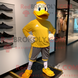 Gold Duck maskot...