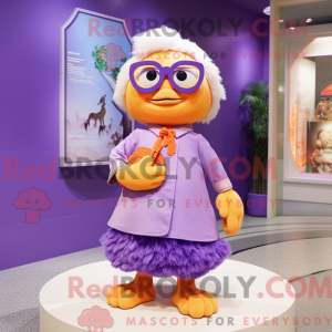 Lavendel mandarin maskot...