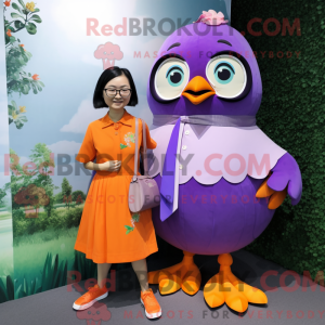 Lavender Mandarin mascot...