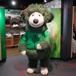 Forest Green Sheep maskot...
