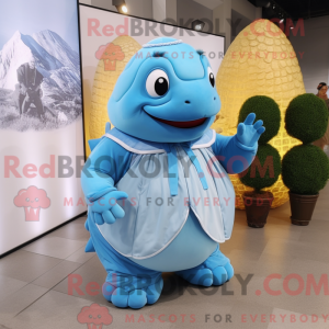 Postava maskota Sky Blue...