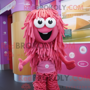 Pink Spaghetti mascot...