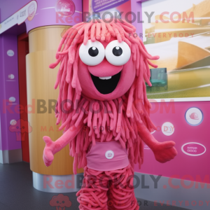 Pink Spaghetti maskot...