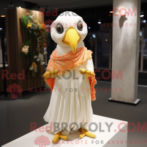 Peach Papegøye maskot drakt...