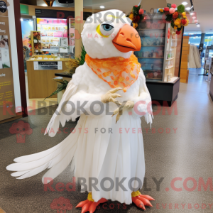 Peach Parrot mascot costume...
