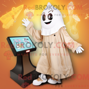 Postava maskota Tan Ghost...