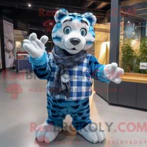 Figura de máscara de tigre...