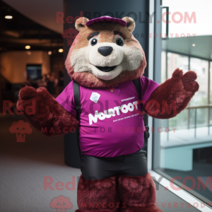 Magenta Marmot mascot...