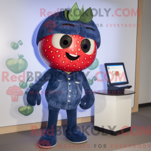 Navy Strawberry maskot...