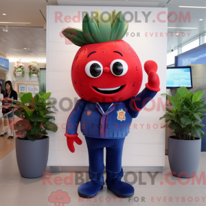 Navy Strawberry maskot...