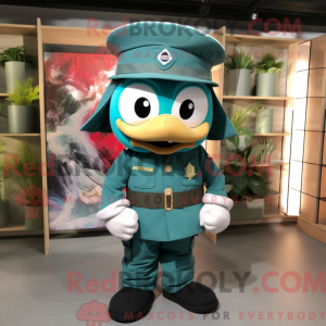 Teal Green Beret...