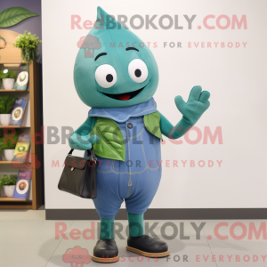 Blue Green Bean maskot...