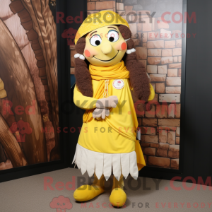 Yellow Chief mascot costume...
