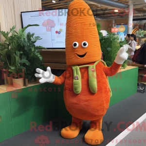 Rust Carrot mascot costume...