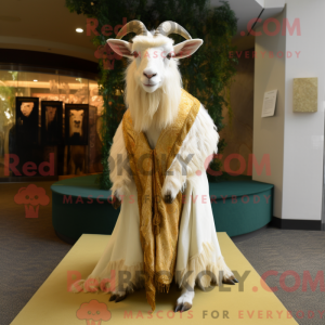 Gold Angora Goat mascot...