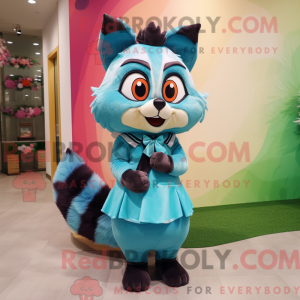 Cyan Raccoon...