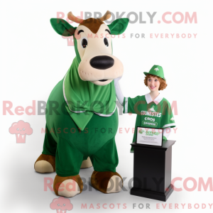 Forest Green Guernsey Cow...