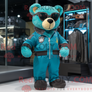 Turkis bamse maskot kostume...