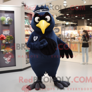 Navy Crow mascot costume...